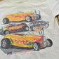 Vintage 2000s Flames Forever Cars Graphic T Shirt Men's Large