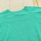 Vintage 1990s Green Blank Raglan Crewneck Sweatshirt Men's L