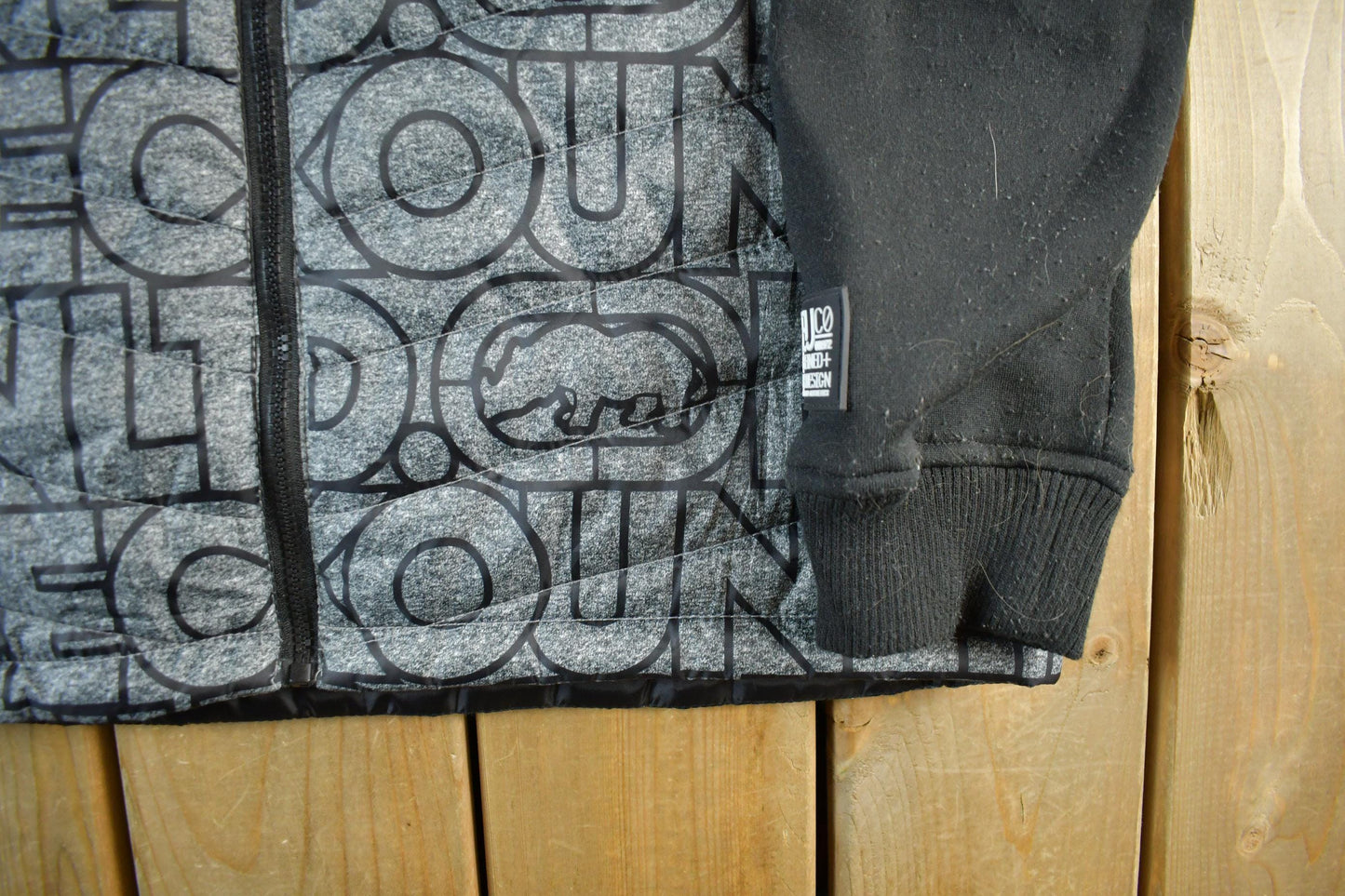 Vintage Y2K Ecko Unltd Hooded Jacket Men's Large