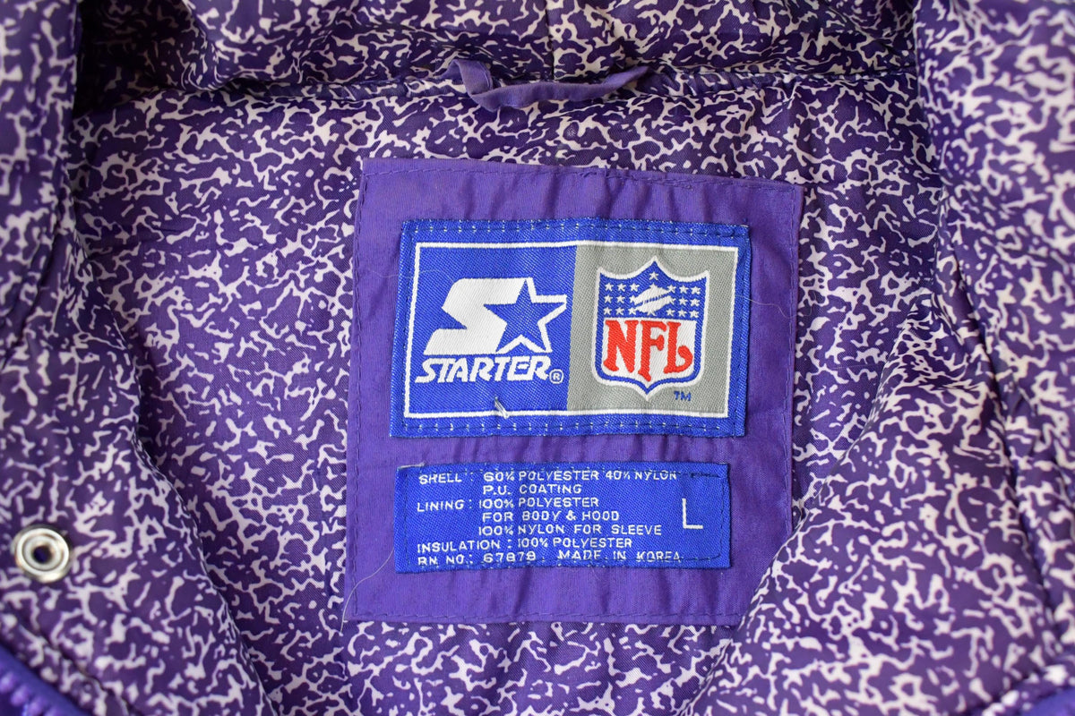 Vintage 1990s Minnesota Vikings Starter NFL Football Jacket Men's L
