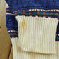 Vintage 1990s 417 Van Heusen Striped Cotton Knit Crewneck Sweater Men's M