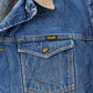 Vintage 1980s Wrangler Western Wear Blanket Lined Denim Jean Jacket Men's XL