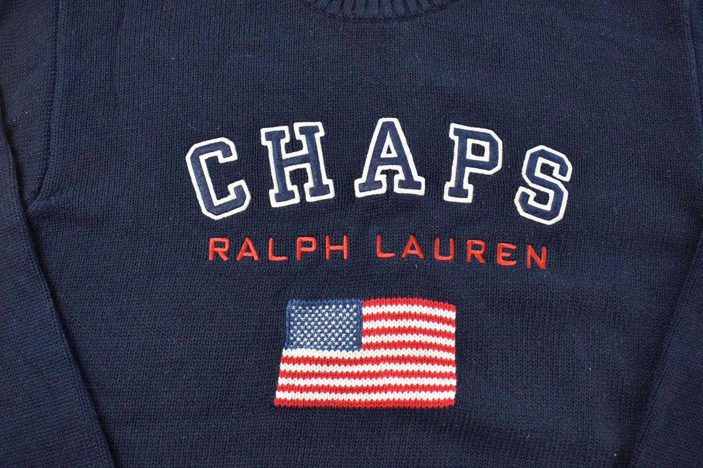 Vintage 1990s Chaps Ralph Lauren Knit Crewneck Sweater Men's Large