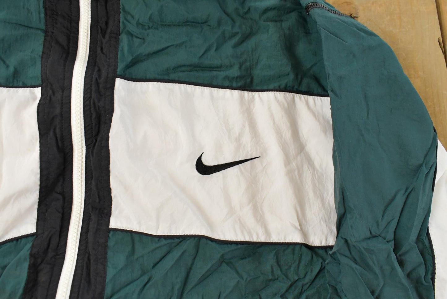 Vintage 1990s Nike Full Zip Windbreaker Jacket Men's XL