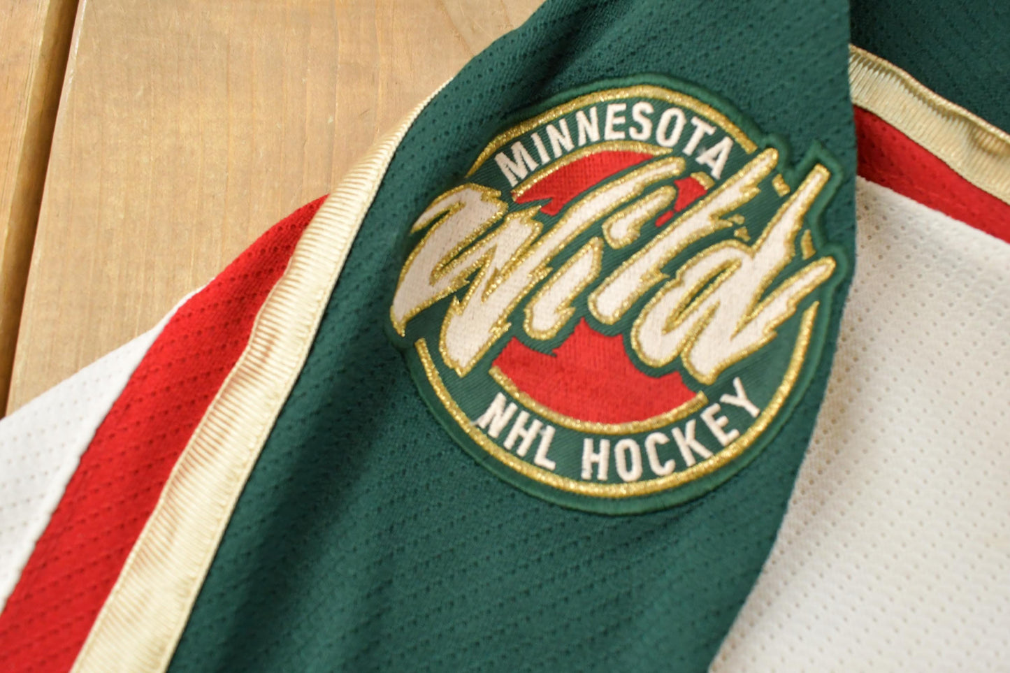Vintage 2000s Minnesota Wild CCM NHL Hockey Jersey Youth L-XL