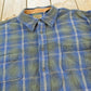 Vintage 2000s St. John's Bay Flannel Plaid Button Up Shirt Men's XL