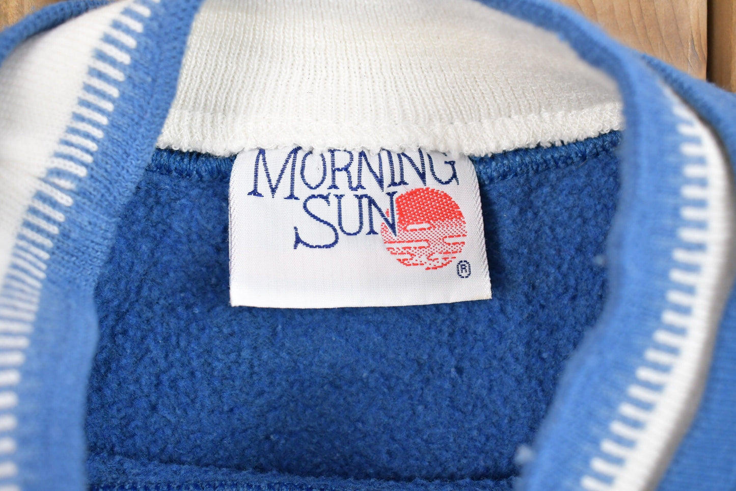 Vintage 1990s Morning Sun Birds Crewneck Sweatshirt Men's Large