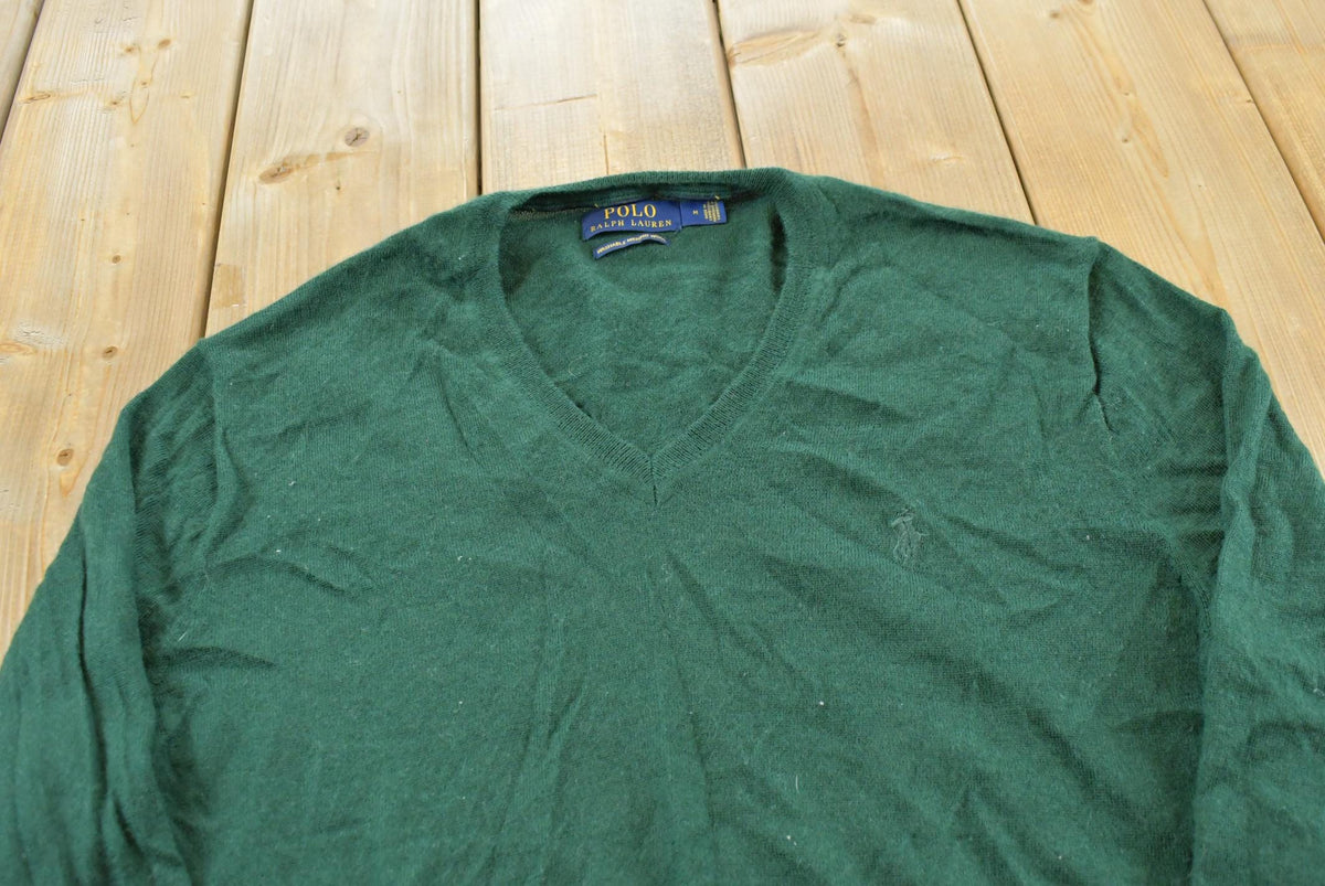 Vintage 2000s Polo Ralph Lauren Knit Merino Wool Sweater Men's M