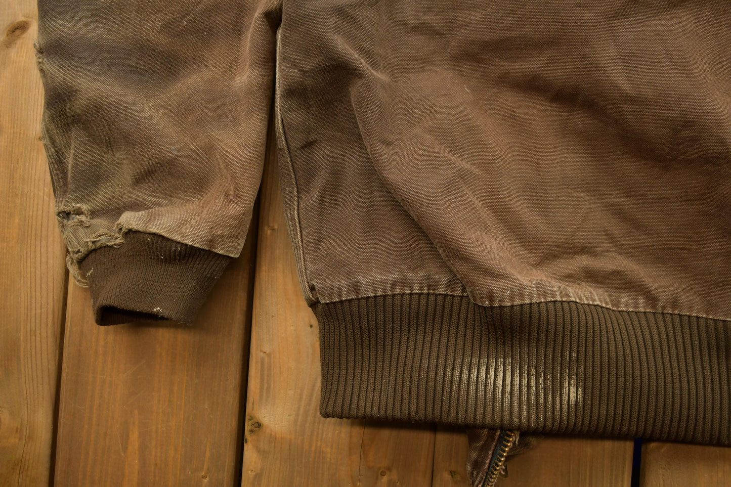 Vintage 1990s Carhartt Brown Active Jac Jacket Size Large Men's 2XL