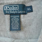 Vintage 1990s Polo Ralph Lauren Logo Reverse Weave Style Crewneck Sweatshirt Men's XL / 90s Streetwear / Basic Layering