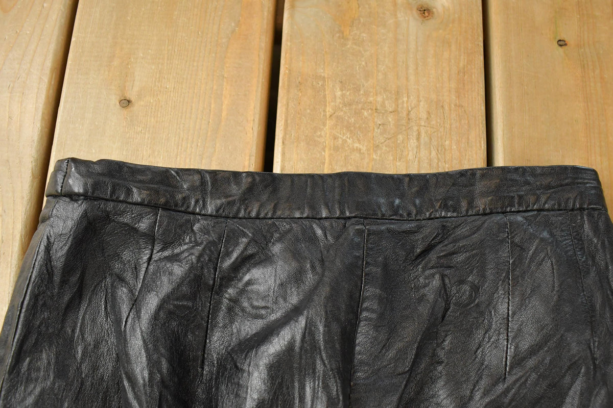Vintage Y2K JLC New York Leather Pants Women's 27 x 26.5