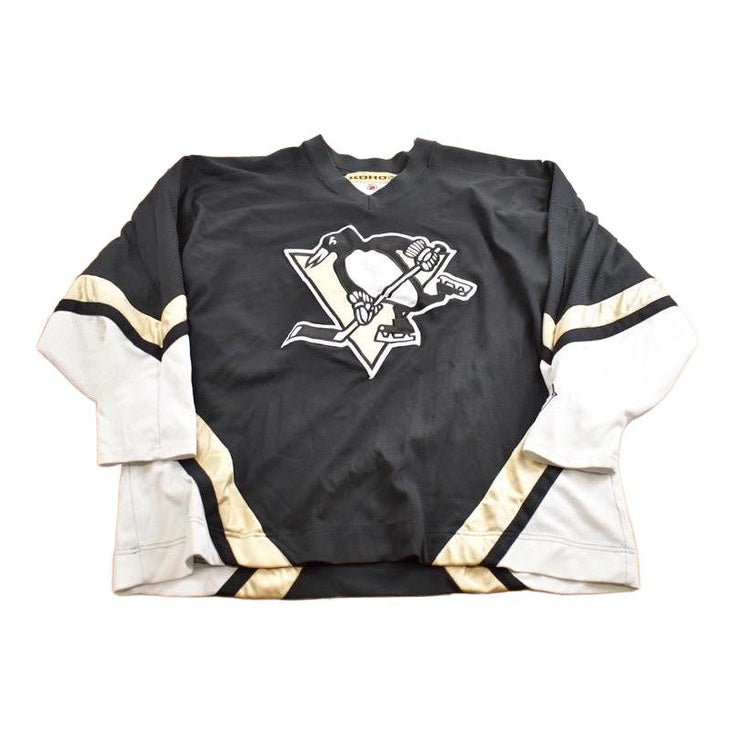 Vintage 2000s Pittsburgh Penguins NHL KOHO Embroidered Hockey Jersey Size 2X