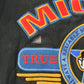 Vintage 1990s Thrashed Mickey Mouse Disney Varsity Snap Button Jacket Men's M