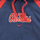 Vintage 2000s Ole Miss Nike Collegiate Hoodie Sweatshirt Men's 2XL