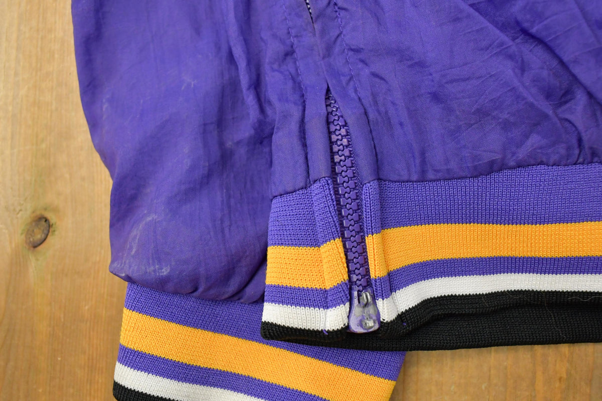 Vintage 1990s Minnesota Vikings NFL Logo 7 Pullover Jacket Men's M
