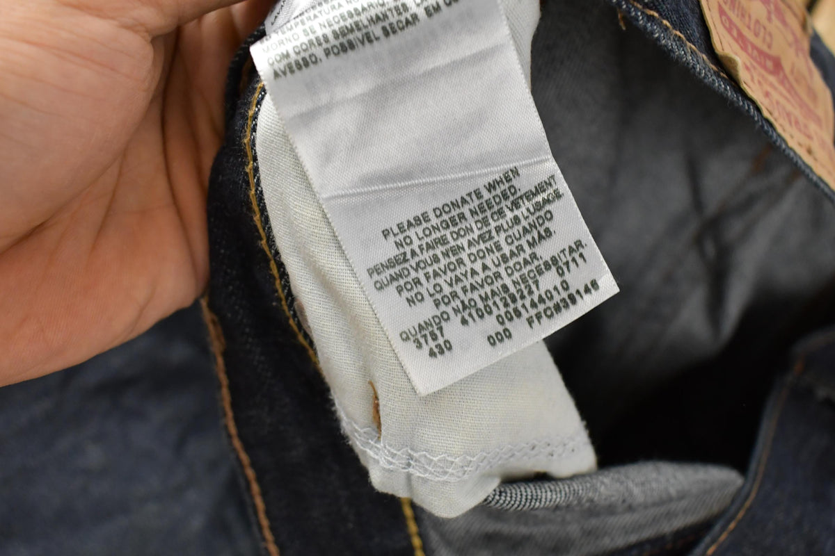 Vintage 2000s Levi's 514 Slim Straight Denim Jeans Men's 36 x 30.5