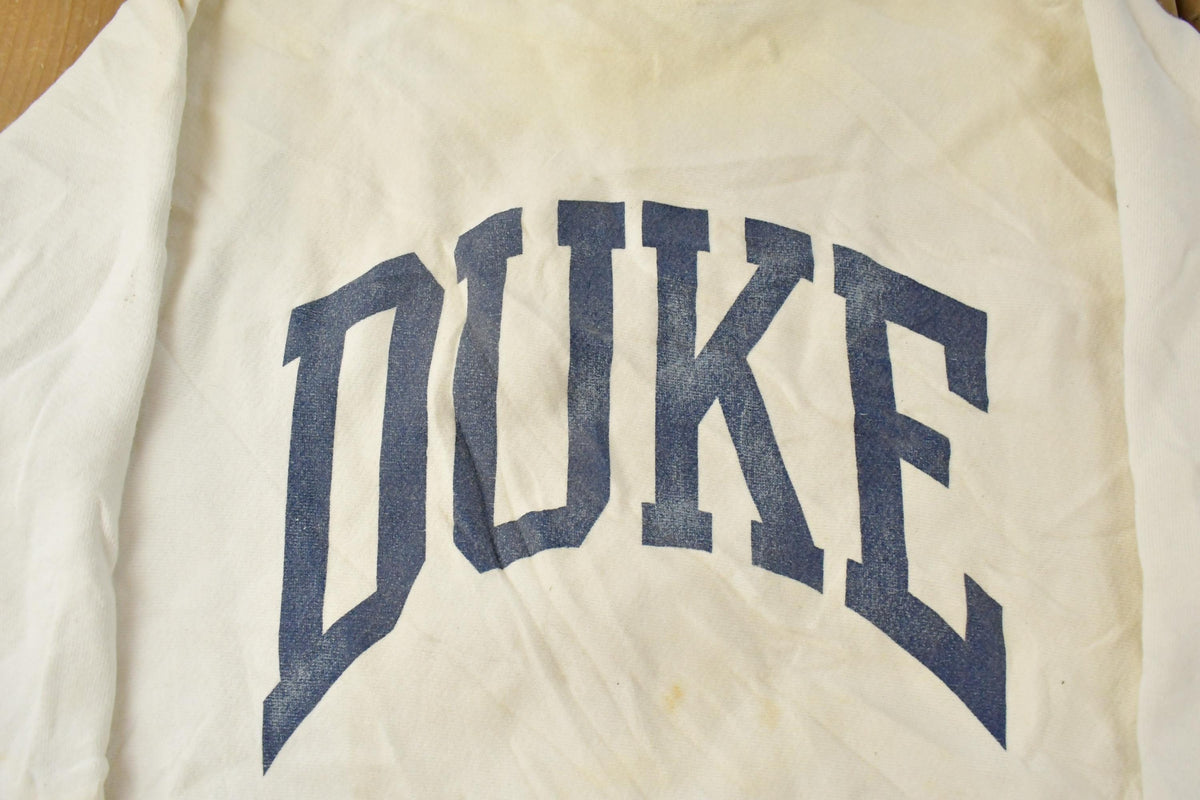 Vintage 1990s Duke University Collegiate Crewneck Sweatshirt Men's Large