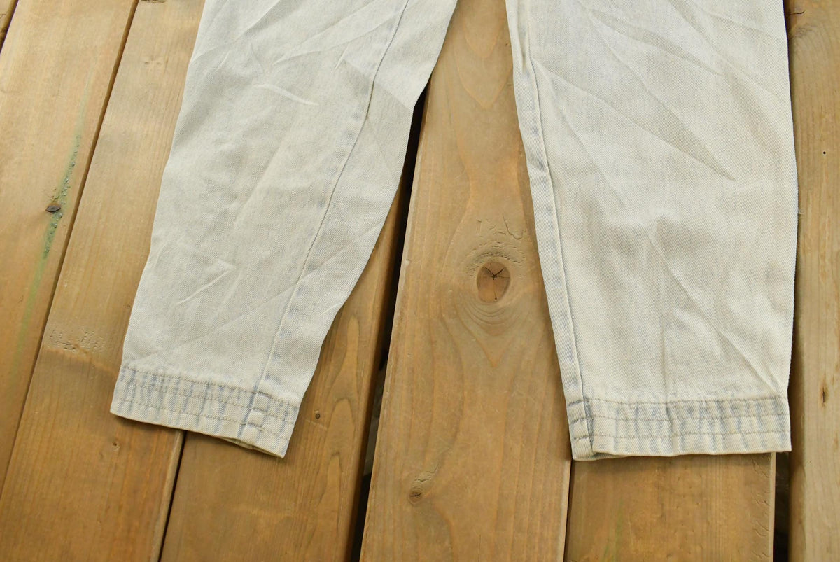 Vintage 1990s Nuovo Womens Acid Wash Denim Jeans Women's Size 23 x 30.5