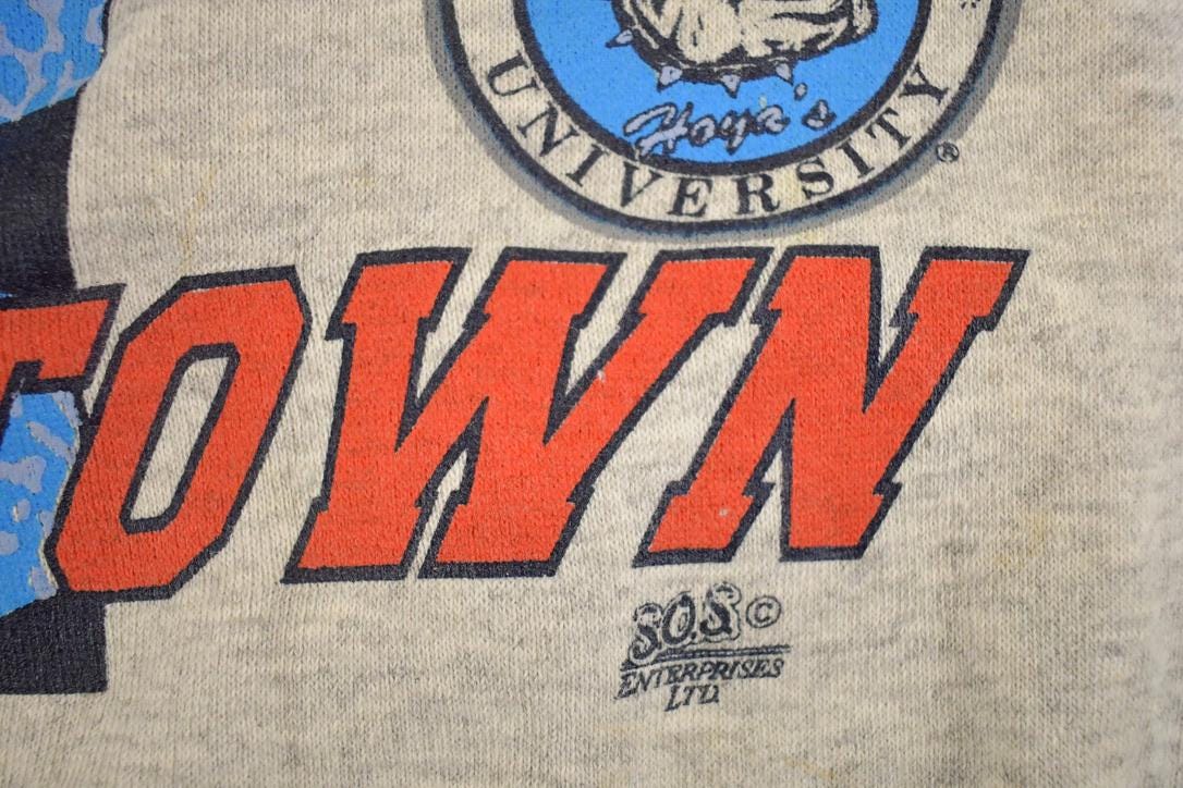 Vintage 1990s Georgetown Hoyas Crewneck Sweatshirt Men's M