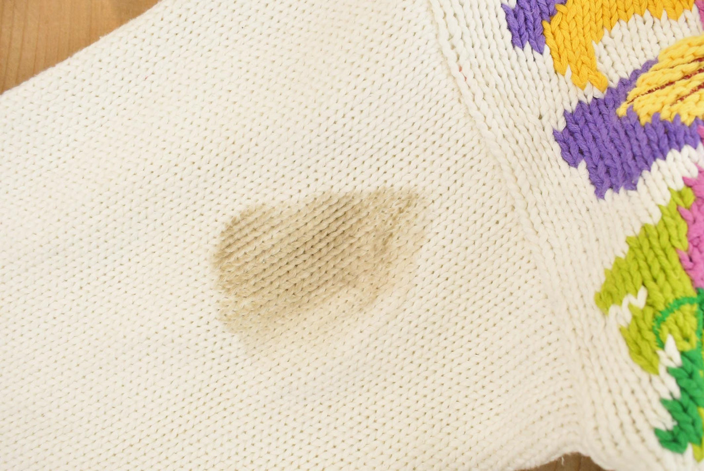 Vintage 1990s Alibi Knit Floral Sweater Women's Medium