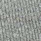 Vintage 1980s Gray 3D Cable Knit Crewneck Sweater Men's M