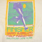 Vintage 1990s Garry Bjorklund Half Marathon Finisher Graphic T-Shirt Men's M