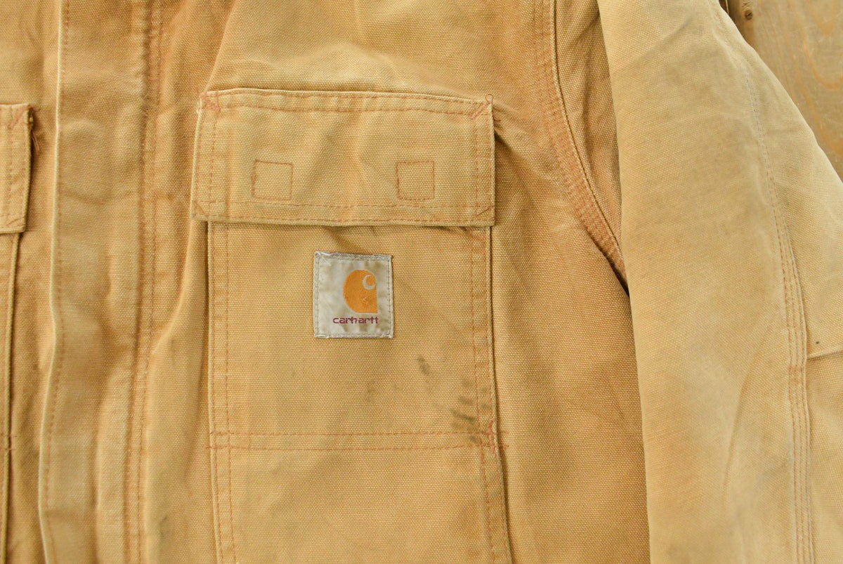 Vintage 1990s Carhartt Arctic Quilt Traditional Jacket Men's Large
