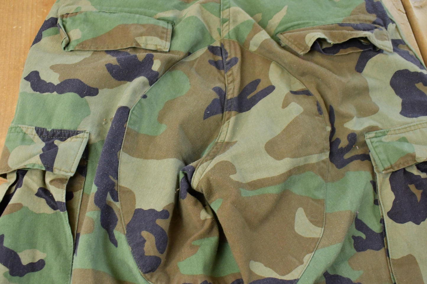 Vintage 2000s Army Military Woodland Camo Cargo Pants Men's Medium