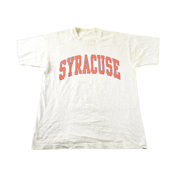 Vintage 1980s Syracuse University Collegiate Graphic Single Stitch T-Shirt Men's L