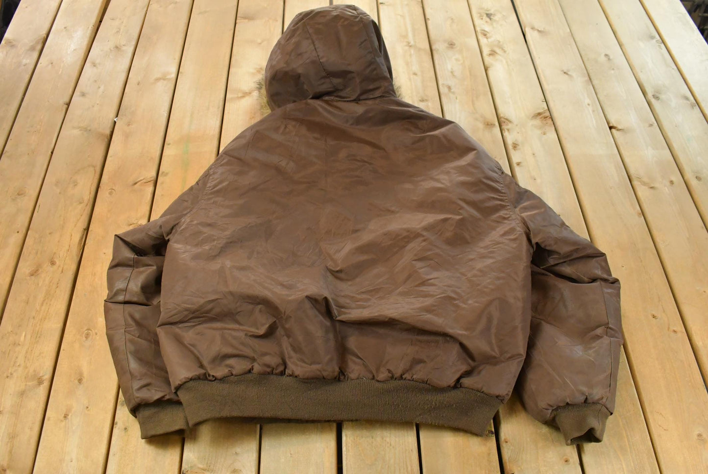 Vintage 1990s Delf USA Parka Flyer Military Bomber Flight Jacket Men's Large