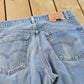 Vintage 2000s Levi's 505 Regular Straight Fit Denim Blue Jeans Men's 34 x 30