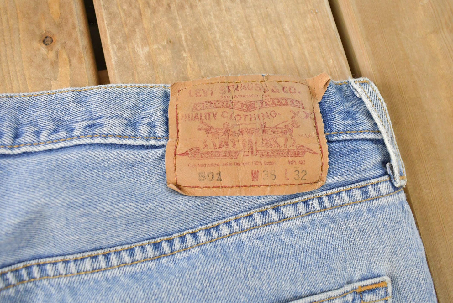 Vintage 1990s Levi's 501 Original Fit Denim Jeans Men's 35 x 31