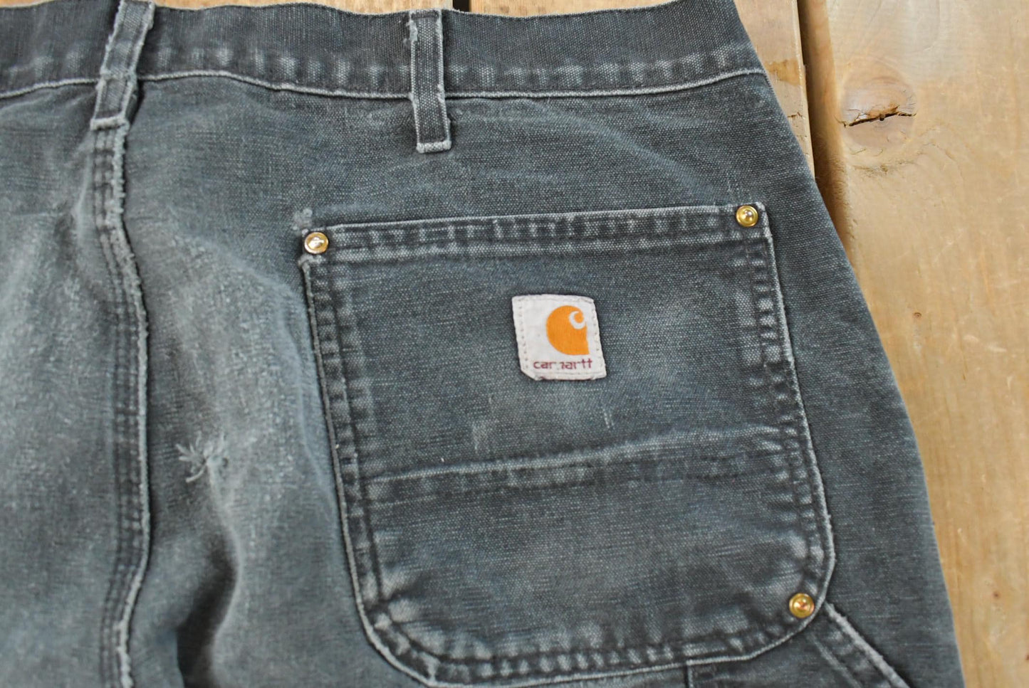 Vintage 2000s Thrashed Carhartt Double Knee Work Pants Men's 36 x 29