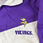 Vintage 1990s Minnesota Vikings NFL Football Windbreaker Jacket Men's Large