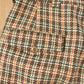 Vintage 1970s Pleated Checkered Plaid Pants Men's 30 x 30.5