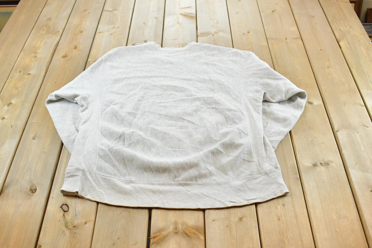 Vintage 1990s Thrashed St John's University Jansport Reverse Weave Style Crewneck Sweatshirt Men's L / NCAA Collegiate Streetwear
