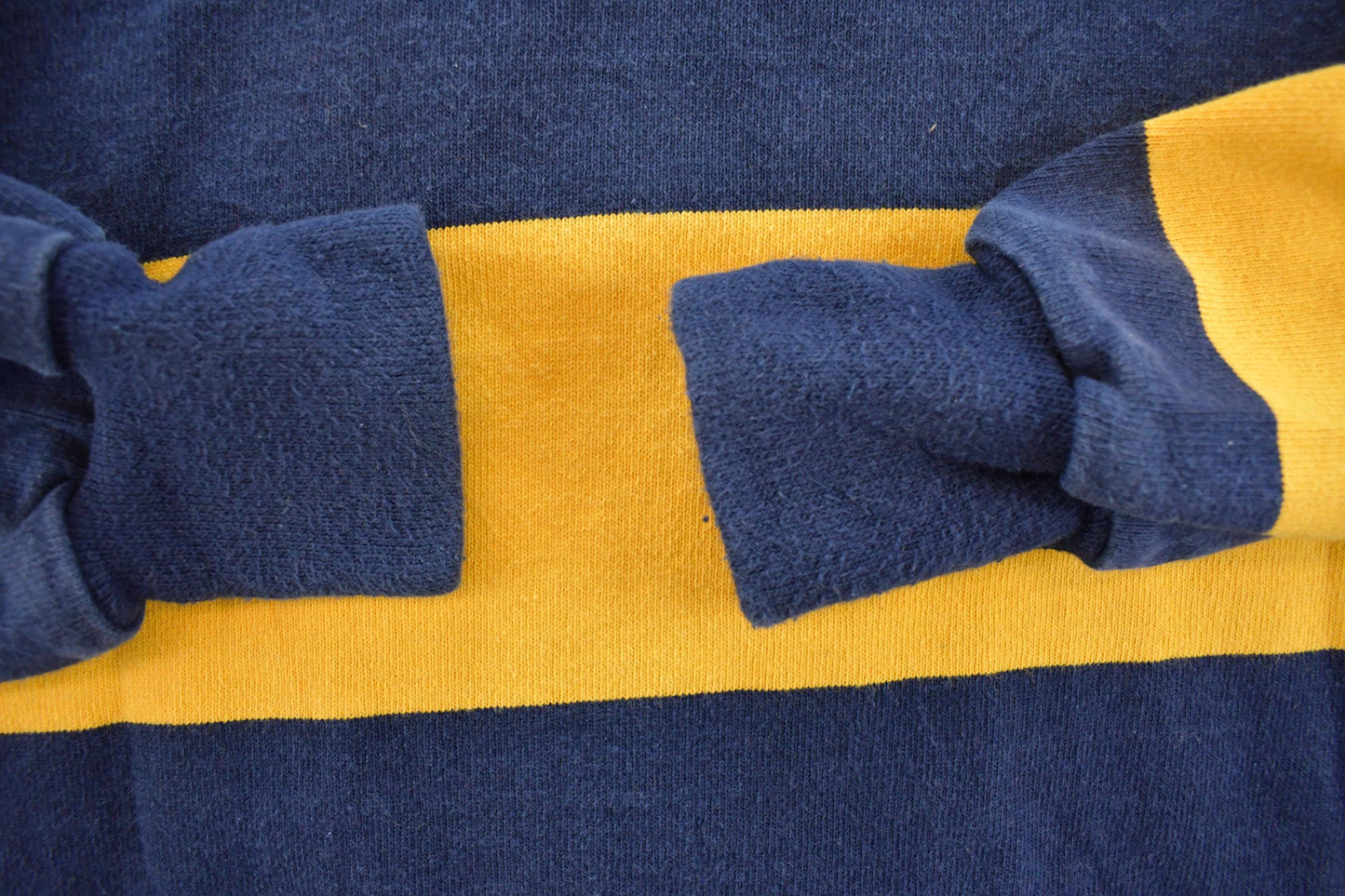 Vintage 1990s Cheltenham Field Hockey Striped Embroidered Rugby Polo Shirt Men's S