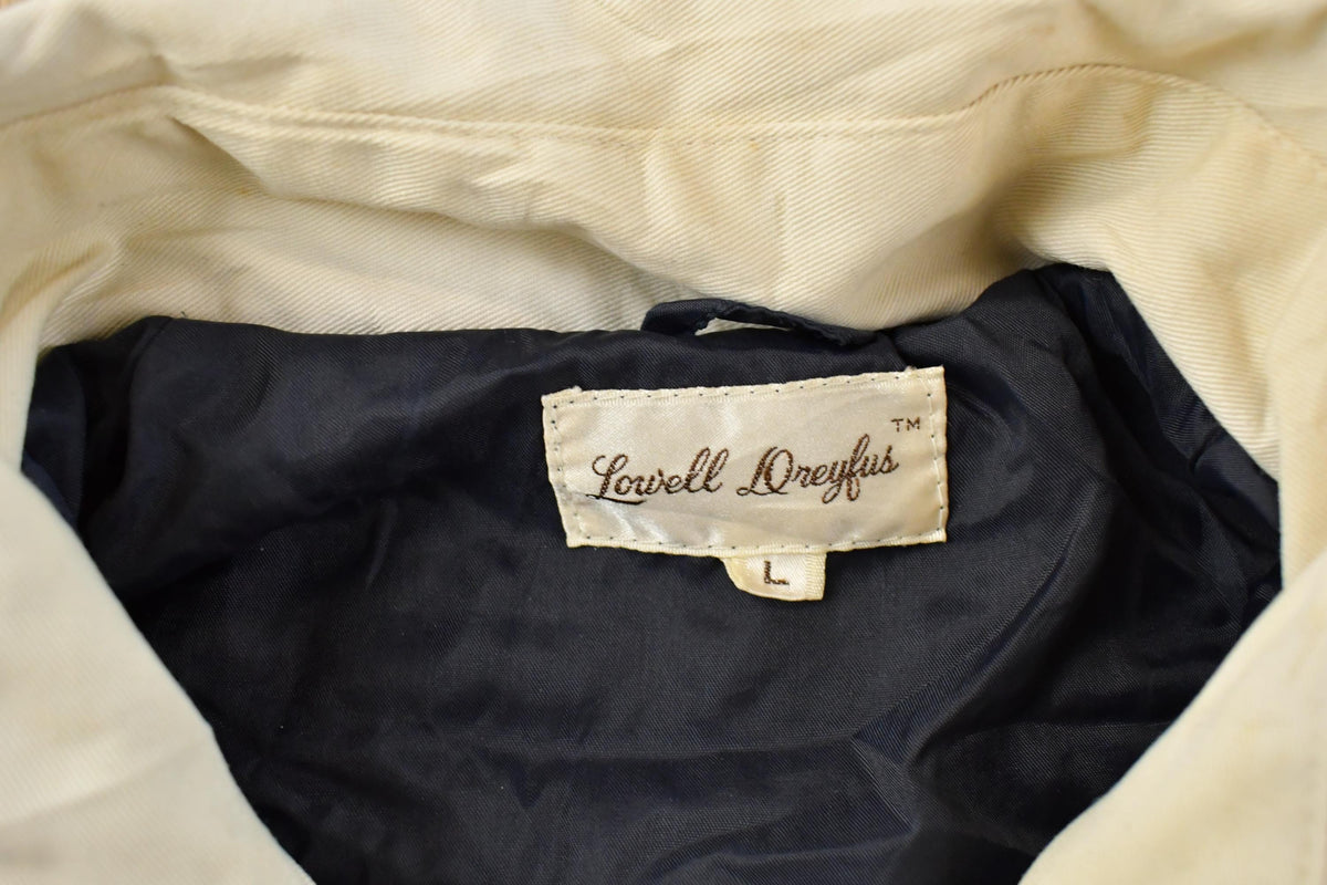 Vintage 1980s Lowell Dreyfus Windbreaker Light Jacket Men's L