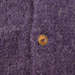 Vintage 1990s Polo Ralph Lauren Alpace Wool Hand Knit Cardigan Sweater Women's XL