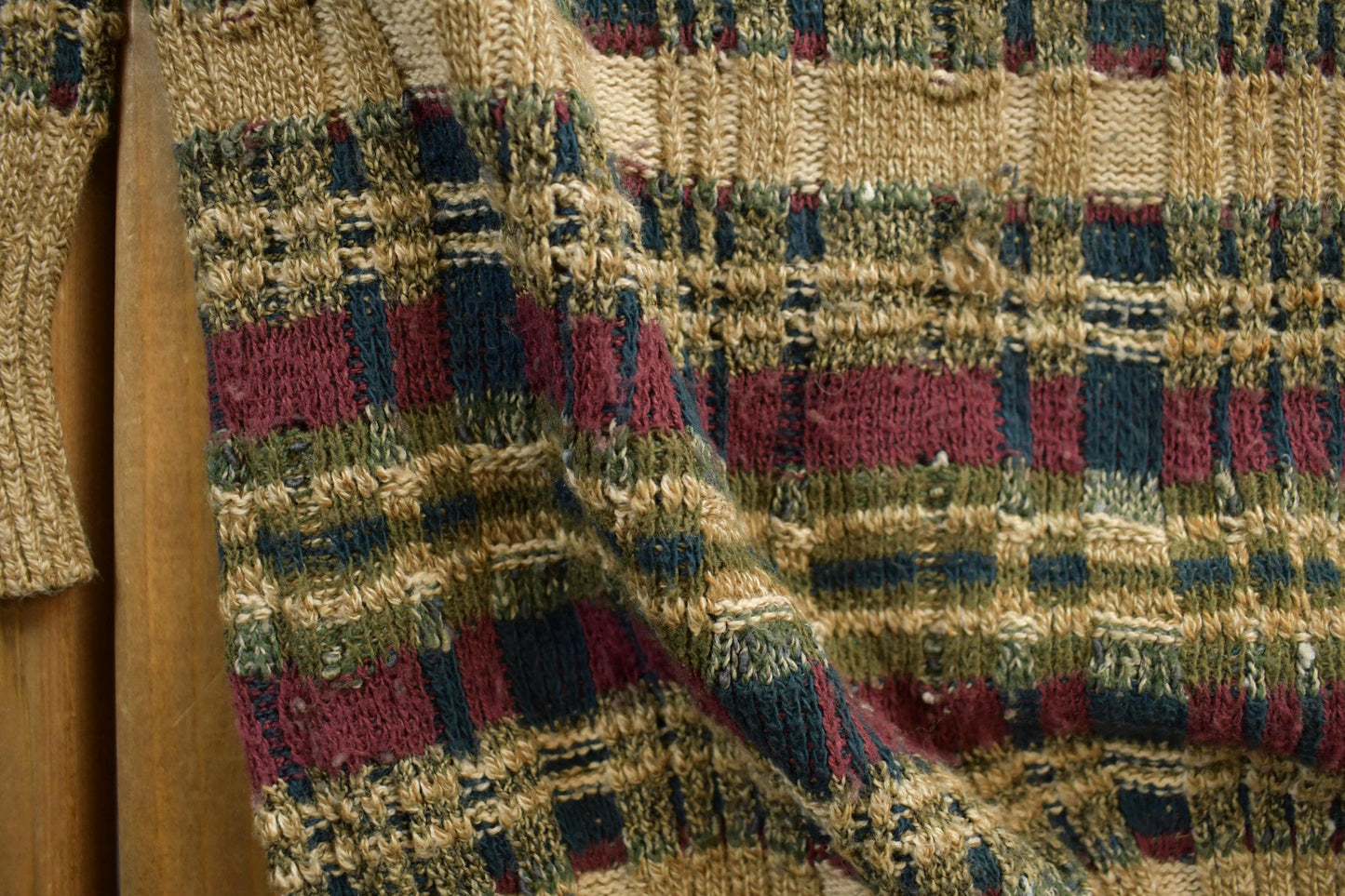 Vintage 1980s TSR USA Knitted Crewneck Sweater Men's Large