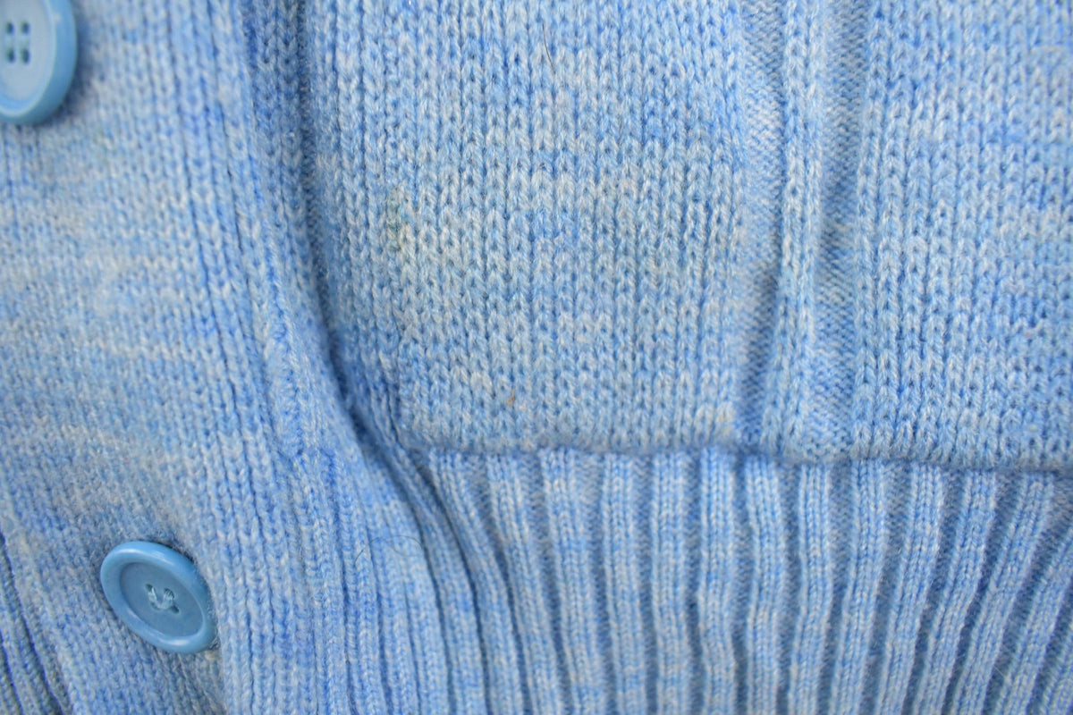 Vintage 1990s Geometric Knit Cardigan Sweater Men's M