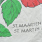 Vintage 1980s St Maarten Island Hibiscus Souvenir T-Shirt Men's S