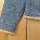 Vintage 2000s Harolds Faux Fur Denim Trucker Jacket Women's S