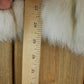 Vintage 1980s Saga Fox Fur Mid Length Coat Made In USA