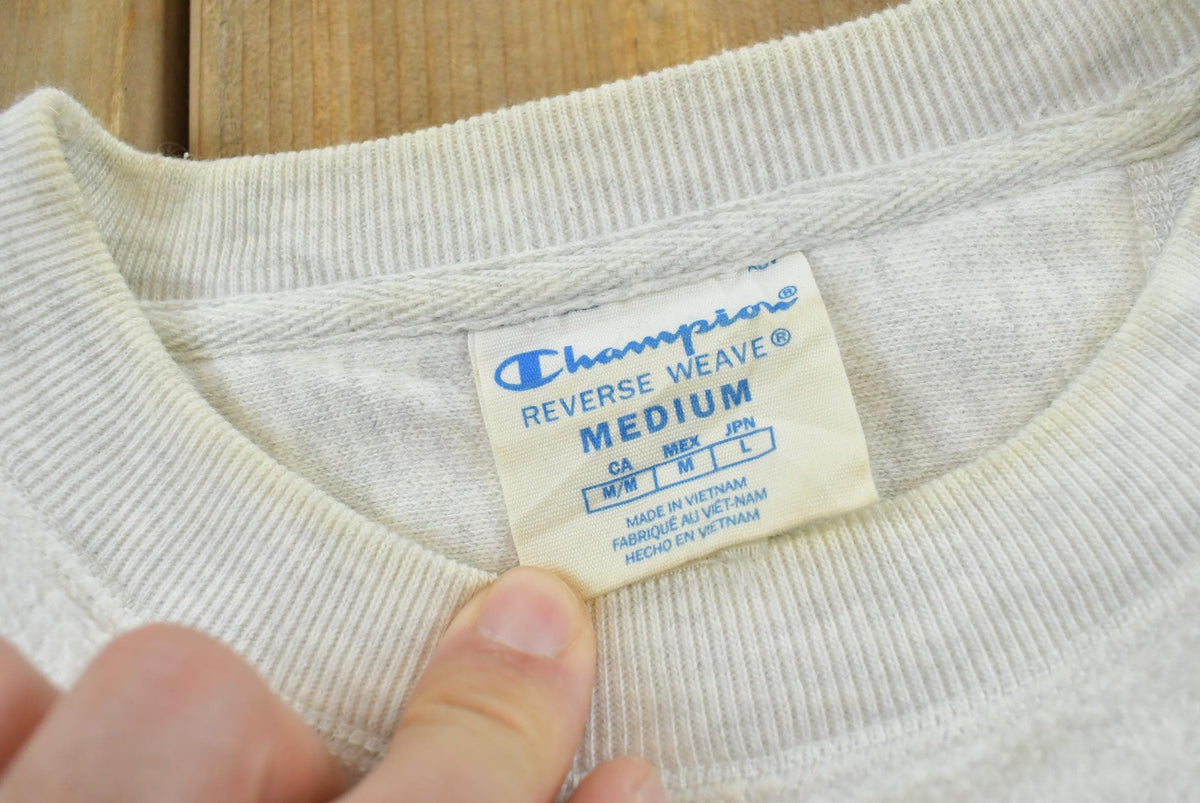 Vintage 2000s Champion Reverse Weave Inside Out Acadia Crewneck Sweatshirt Men's M