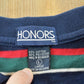Vintage 1990s Honors Striped Polo Shirt Men's L