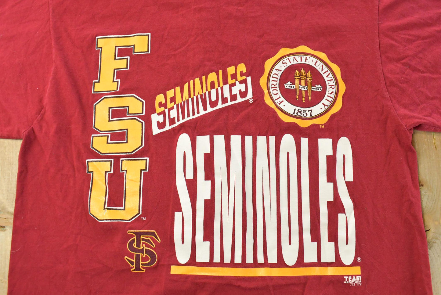 Vintage 1990s Florida State Seminoles Collegiate Graphic T-Shirt Men's XL