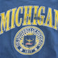 Vintage 1990s Distressed University Of Michigan Wolverines Collegiate Crewneck Sweatshirt Men's Large