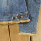Vintage 2000s Harolds Faux Fur Denim Trucker Jacket Women's S