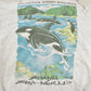 Vintage 1990s Shamu Sea World Orca Whale Graphic Crewneck Sweatshirt Men's XL